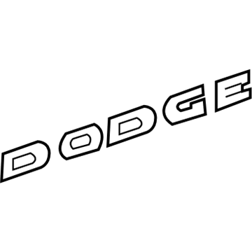 Mopar 4805630AA NAMEPLATE-Dodge R/T