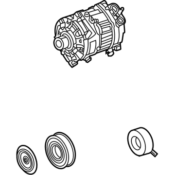 Jeep Grand Cherokee L A/C Compressor - 68459833AC