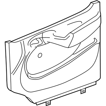 Mopar 5123747AA Panel-Front Door Trim