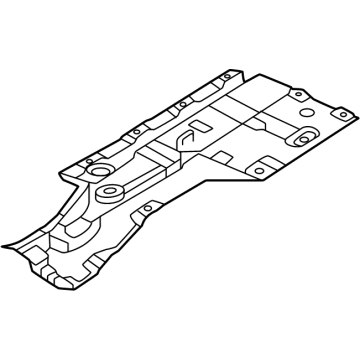 Mopar 68227433AB Shield-Floor Pan