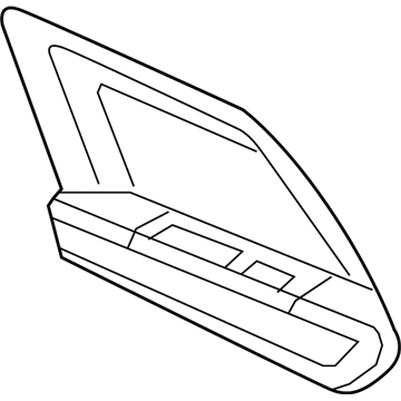 Mopar 5LN171DKAC BOLSTER-Rear Door