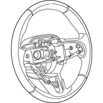 Chrysler 300 Steering Wheel - 6VK65MTLAA