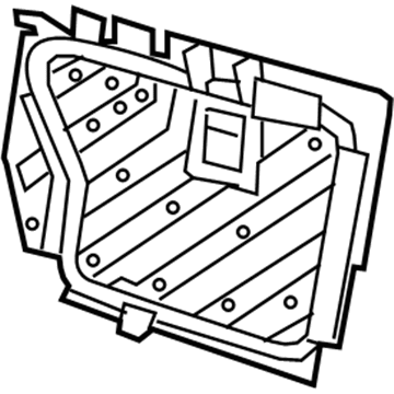 Mopar 68194852AA Frame-Rear Seat Back