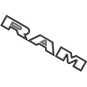 2022 Ram 2500 Emblem - 68366997AB