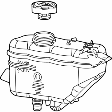 Jeep Grand Cherokee L Coolant Reservoir - 68447874AB