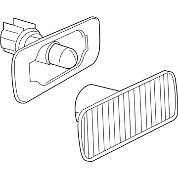 Mopar 68042140AA Lamp-Side Marker