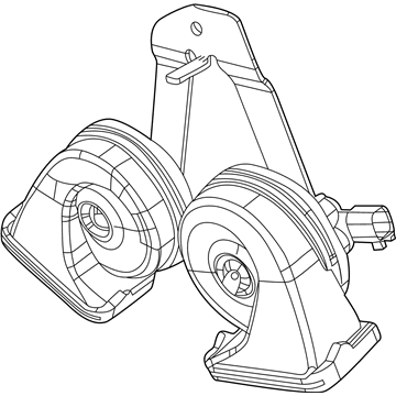 Mopar 68290864AB Horn