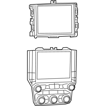 Mopar 68467282AE RADIO-MULTI MEDIA