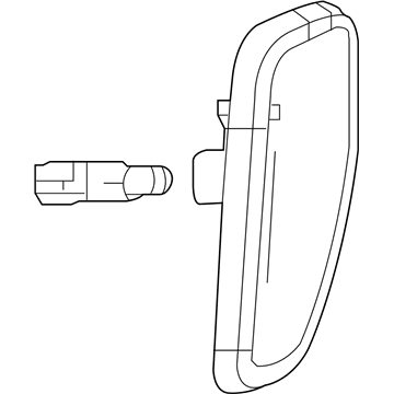 Mopar 68256049AA Lamp-Side Marker