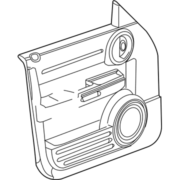 Mopar 5KF40ZJ8AF Panel-Front Door Trim