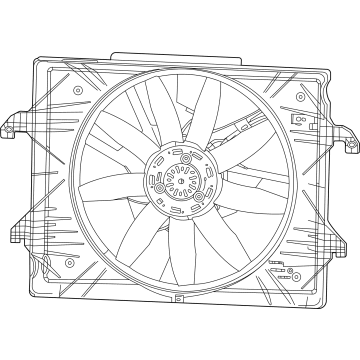 Jeep Wagoneer Fan Blade - 68275634AD