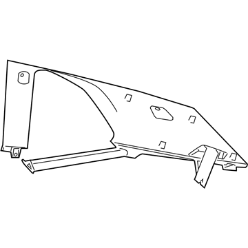 Mopar 5RP37DX9AE Panel-C Pillar