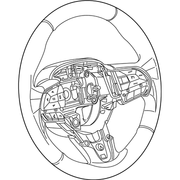 Chrysler Steering Wheel - 6VE04DX9AA