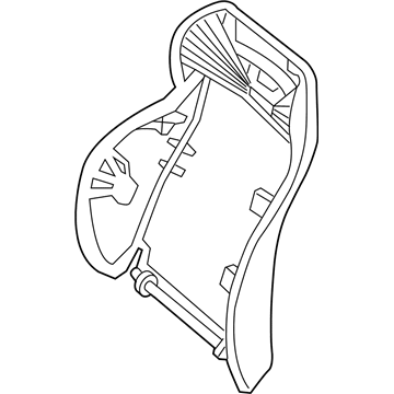 Mopar 5103101AA Frame-Front Seat Back