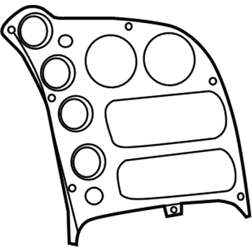 Mopar 5NK40DX9AA Bezel-Instrument Panel