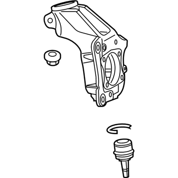 Jeep Cherokee Steering Knuckle - 4877827AF