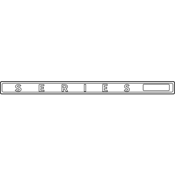 Mopar 68531807AB NAMEPLATE-SERIES 3