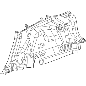 Mopar 6DE791L1AH Panel-Quarter Trim