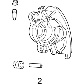 Mopar Brake Caliper - 68412368AB