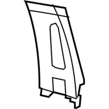 Mopar 5NN201C1AA Panel-B Pillar Upper Trim