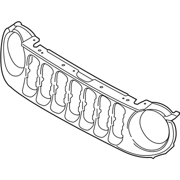 Mopar 6VN65U00AA GRILLE-RADIATOR