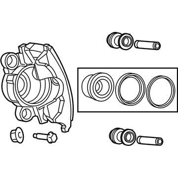 2008 Chrysler Aspen Brake Caliper - VK056062AA