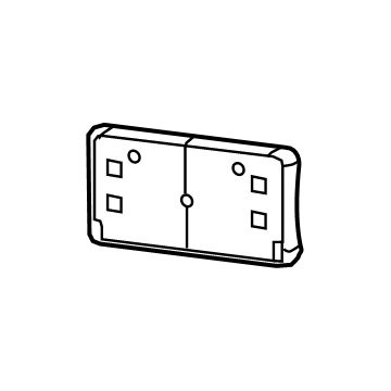 Mopar 68288477AA Bracket-License Plate
