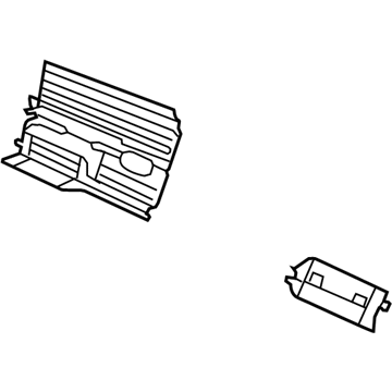 Mopar 5083767AA Support-Rear Shelf Panel