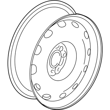 2009 Dodge Caliber Spare Wheel - YW39DSLAB