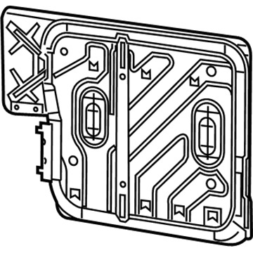 Mopar 68092958AA Frame-Rear Seat Back