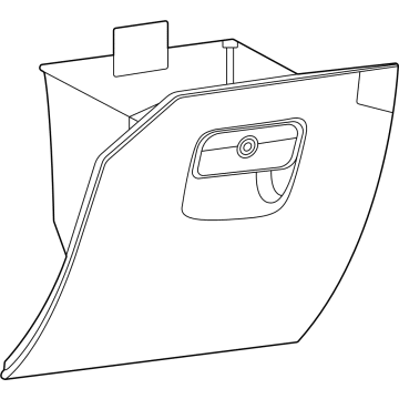 Mopar 7FV19TX7AA GLOVE BOX-INSTRUMENT PANEL