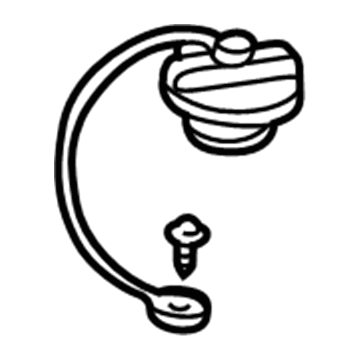 Mopar 52030389AB Cap-Fuel Filler