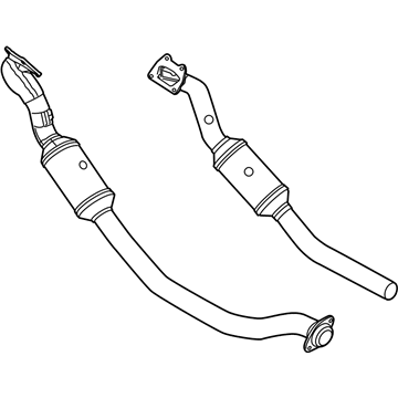 Jeep Grand Cherokee WK Catalytic Converter - 68410802AB