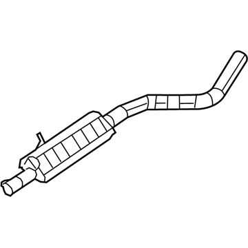 2022 Jeep Cherokee Exhaust Pipe - 68349052AB