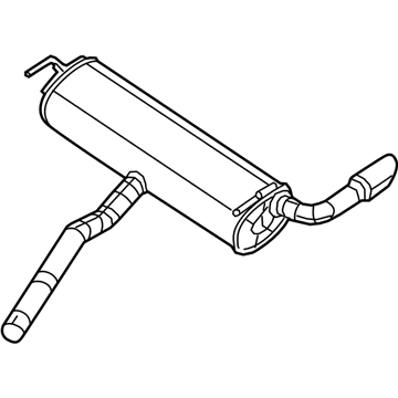 2015 Jeep Cherokee Tail Pipe - 68185862AH