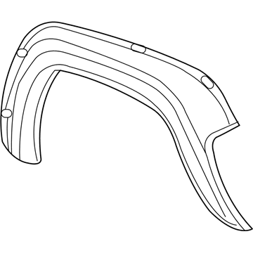 Mopar 5JH42TZZAF Flare-Fender Wheel Opening