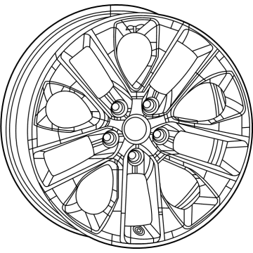 2023 Jeep Wrangler Spare Wheel - 6YZ48DX8AB