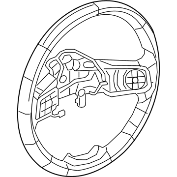 Mopar Steering Wheel - 6RT141R3AA