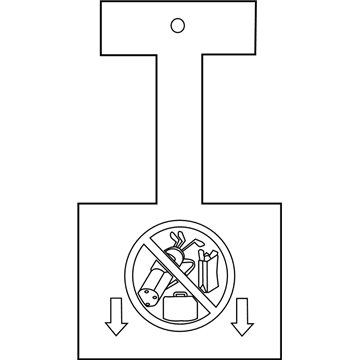 Mopar 4680651AA Label-Cargo Caution