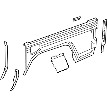 Mopar 68371606AF PANEL-BOX SIDE OUTER