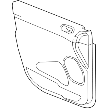 Mopar 1SX261X9AA Panel-Front Door Trim