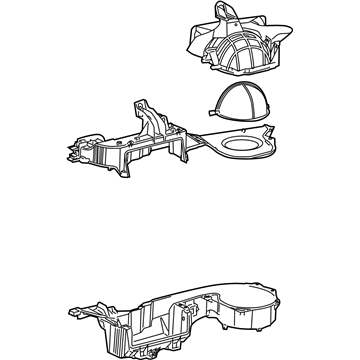 Mopar 5175858AB Housing-Blower Motor