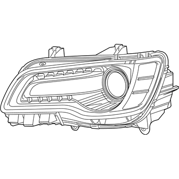 Chrysler 300 Headlight - 68402942AB