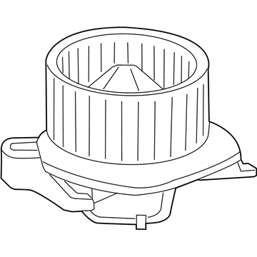 Mopar 68224166AB Motor-Blower With Wheel