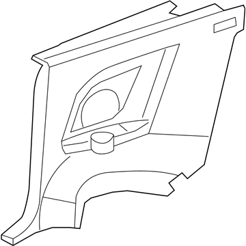 Mopar 1JZ15BD1AB Panel-Quarter Trim