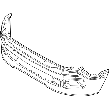 Mopar 5XB40LXHAA Front Lower Bumper Cover