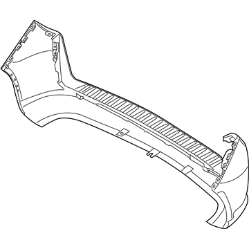 Mopar 5YH23LXHAA Rear Bumper Cover