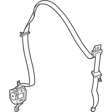 Mopar 5HQ271D5AB Front Outer Seat Belt