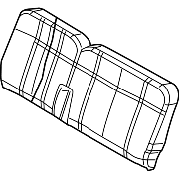 Mopar 1JU481J3AA Seat Back-Rear