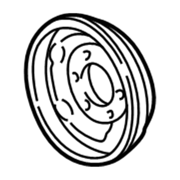 1985 Dodge Aries Crankshaft Pulley - 3870074